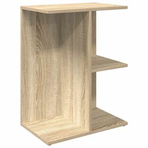 vidaXL Bedside Table Sonoma Oak Engineered Wood Medium Bedside Table