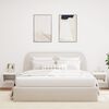 vidaXL Bedside Cabinet Set of 2 White Engineered wood Compact