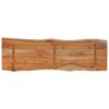vidaXL Table Top Natural Solid acacia wood 47.2 x 15.7 in Durable