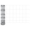vidaXL Field Fence Silver 328.08 x 2.62 ft Galvanised steel