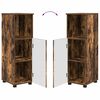 vidaXL Bathroom Furniture Set 5 pcs Smoked oak Engineered wood