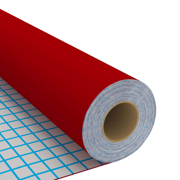vidaXL Furniture Film Red PVC 196.9x35.4 in Waterproof materials