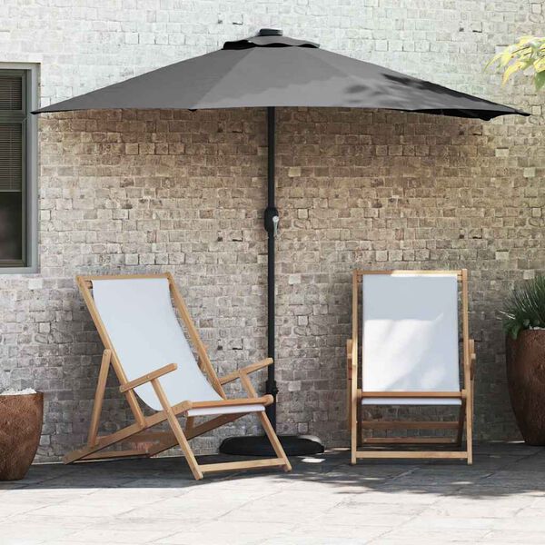 vidaXL Garden Parasol Anthracite 115.75 x 59.06 x 88.19 in