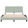 vidaXL Bed Frame Light Grey