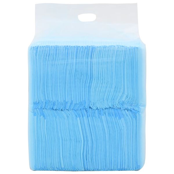 vidaXL Pet Training Pad Set of 100 Blue and White Non woven fabric