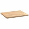 vidaXL Kitchen Worktop Oak Solid Oak Wood 31.5x25.0x1.6 in Durable