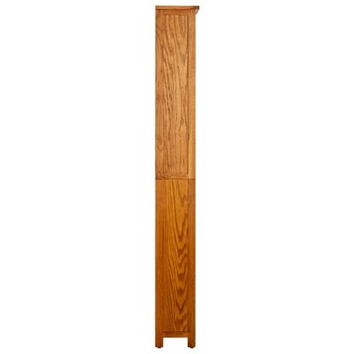 vidaXL 6-Tier Bookcase 20.4"x8.6"x70.8" Solid Oak Wood