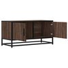 vidaXL TV Cabinet Brown Oak Engineered wood, Metal 31.5x13.6x15.7 in