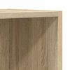 vidaXL Wall-mounted TV Stand Sonoma Oak 14.6"x14.6"x56.1" Engineered Wood