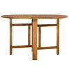 vidaXL Dining Set Natural wood Solid Acacia wood Set Collapsible
