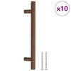 vidaXL Cabinet Handle Set of 10 Bronze Stainless Steel Medium Stylish