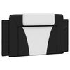 vidaXL Headboard Cushion Black and White