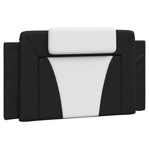 vidaXL Headboard Cushion Black and White