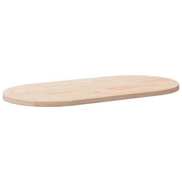 vidaXL Table Top Natural Solid Pine Wood Medium Durable Table Top