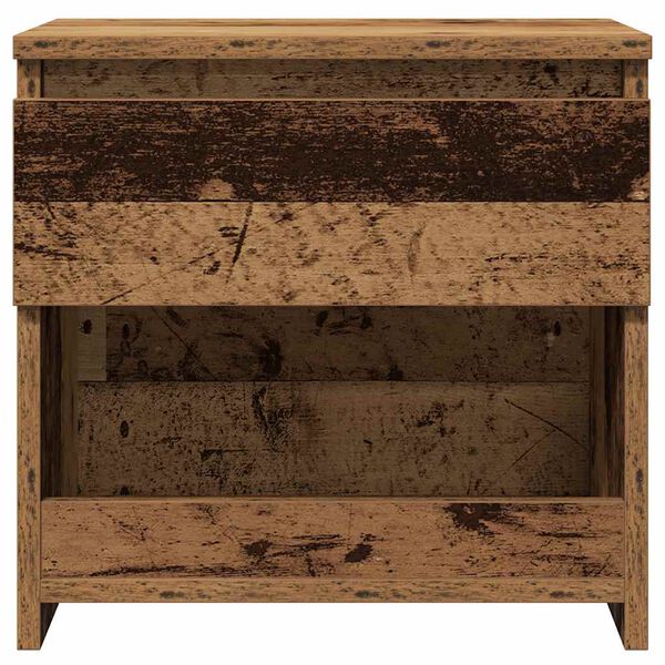 vidaXL Bedside Cabinet Old wood Engineered wood Medium Bedside Cabinet