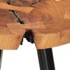 vidaXL Bar Table Honey-colored, Black Solid Acacia wood Medium