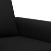 vidaXL Sofa Chair Black 75% PVC, 20% polyester, 5% cotton Single Durable