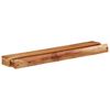 vidaXL Wall Shelves 2 pcs 39.4"x6.7"x3.1" Solid Wood Acacia