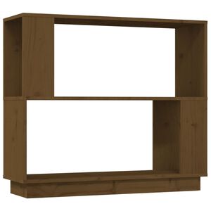 vidaXL Book Cabinet Honey brown Solid pine wood Medium Book Cabinet