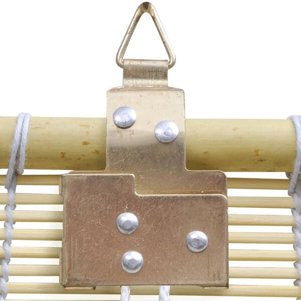 vidaXL Blackout Blind Natural bamboo color Bamboo 39.4 x 63.0 in