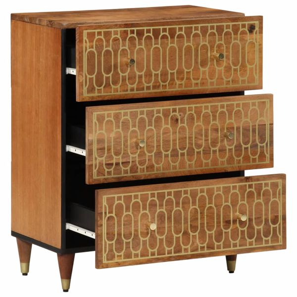vidaXL Side Cabinet Honey brown Solid mango wood Medium Side Cabinet