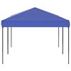 vidaXL Party Tent Blue 210D oxford fabric with silver coating 10 x 20 ft