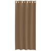 vidaXL Voile Curtains with Grommets 2 pcs Light Brown