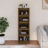 vidaXL Book Cabinet Honey brown Solid pine wood Medium Book Cabinet