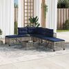 vidaXL Patio Sofa Set Grey