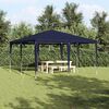 vidaXL Party Tent Blue and White 400 x 400 x 266 cm