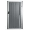 vidaXL Tool Shed Grey Galvanized steel, metal, plastic Medium