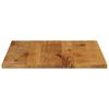 vidaXL Table Top 35.4"x31.5"x1.5" Rectangular Solid Wood Mango