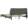 vidaXL Bed Frame Dark Grey