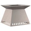 vidaXL Fire Pit Brown 60 x 60 x 50 cm Weathering steel