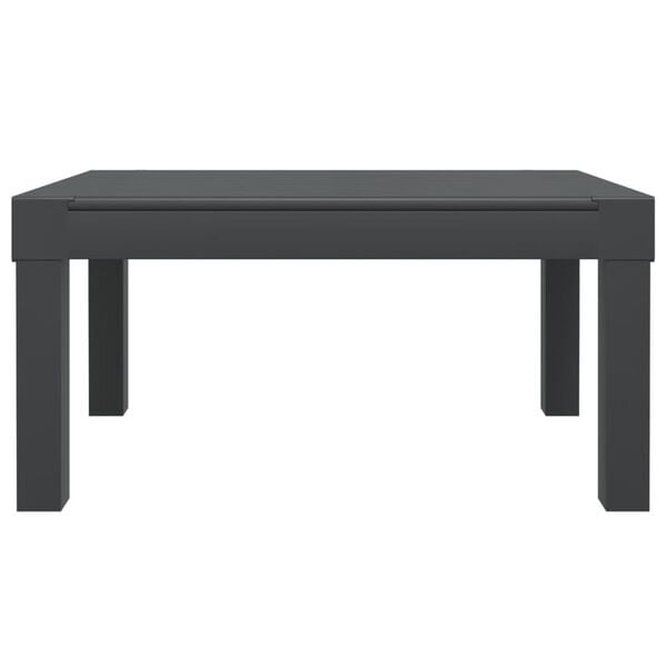 vidaXL Sun Lounger Anthracite Polypropylene Standard Convertible