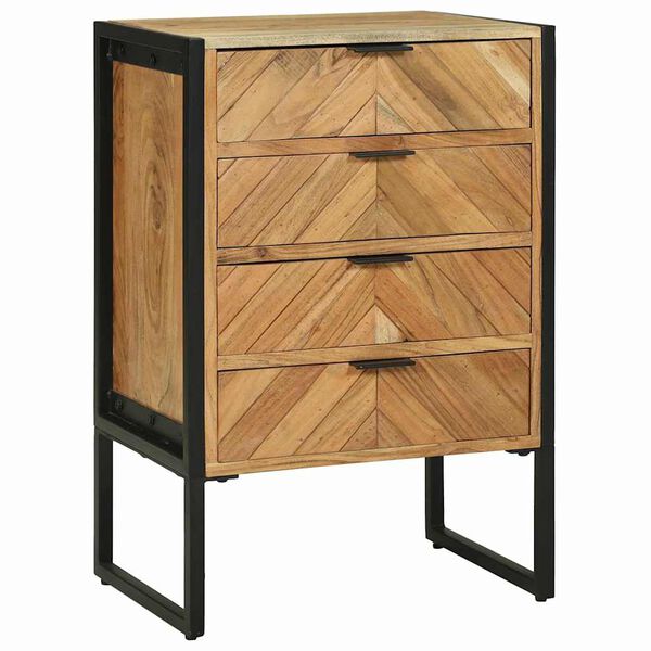 vidaXL Sideboard 70 x 35 x 75 cm Solid Acacia wood