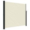 vidaXL Retractable Side Awning Cream