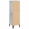 vidaXL Bathroom Cabinet Concrete grey Engineered wood Medium