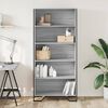vidaXL Book Cabinet Grey Sonoma Engineered wood Tall Book Cabinet