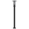 vidaXL Outdoor Floor Lamp Black Stainless Steel 39.4 in