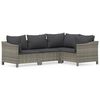 vidaXL Garden Lounge Set Grey
