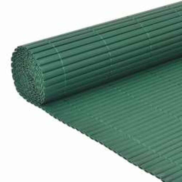 vidaXL Double-Sided Patio Fence 43.3x118.1" Green