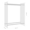 vidaXL Firewood Rack Transparent 31.5x13.8x39.4" Tempered Glass