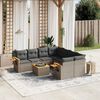 vidaXL Garden Sofa Set Grey