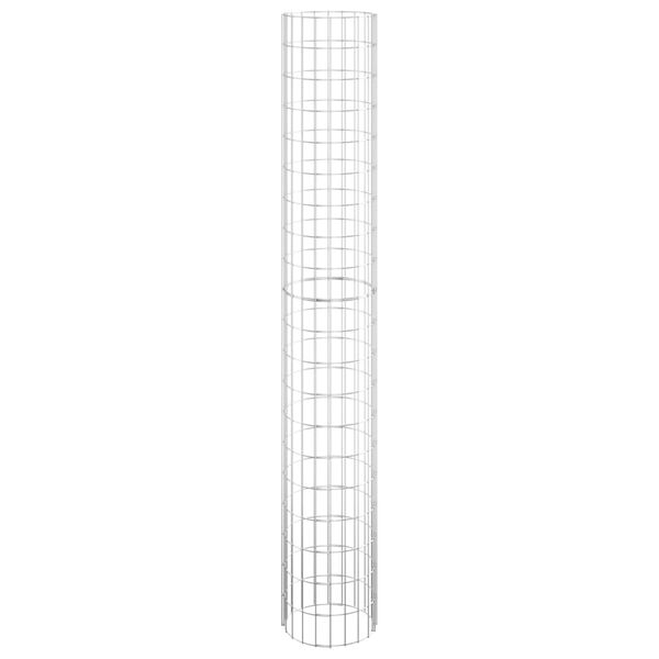 vidaXL Gabion Raised Bed Silver Galvanized steel Large Durable