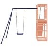 vidaXL Outdoor Playset Wood Brown, Blue