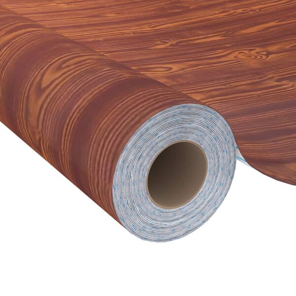 vidaXL Self-adhesive Furniture Film Acacia 196.9x35.4" PVC