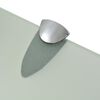 vidaXL Floating Shelf Frosted Tempered safety glass Small Wall mounting