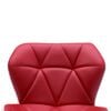 vidaXL Bar Stool Wine Red Faux Leather