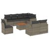 vidaXL Garden Sofa Set Grey